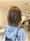 切りっぱなしボブ