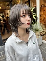 アリー(ally) ボブウルフカットショートウルフレイヤーボブルフくびれヘア