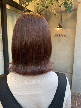 ナンバー ジルバ 立川(N° jillva) 外ハネミディアム/韓国/くびれミディ/イルミナカラー/暖色/立川