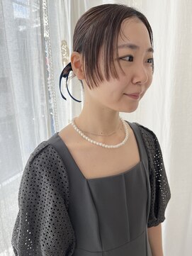 ハク アトリエ(HaKU atelier) リボンタイトアレンジ/結婚式お呼ばれヘア