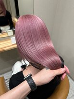 シカ 神戸三宮元町店(Cica)&nbsp;ピンクカラー　ハイトーン　艶髪　髪質改善　三宮　元町