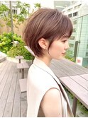 耳かけ大人ショート×くびれヘア×髪質改善[横浜駅]
