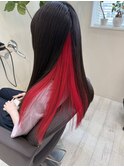 鮮やかインナーカラースタイル