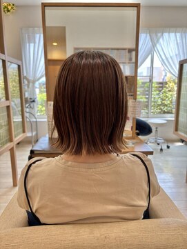 アドラーブル 長岡リップス旭岡店(adorable) 透明感レイヤーカットショートボブナチュラル夏カラー秋カラー