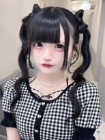 リルミー ミュエナ 大須 矢場町(Lilme myuena) 立体リボンツインテール   ヘアメ　＊Lilme＊