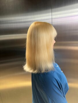 ペレ 栄店(PELE) ミディアムヘア/デザインカラー/フェイスフレーミング/栄