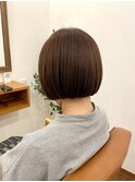 ベージュの似合う短めボブ【稲毛/稲毛駅】