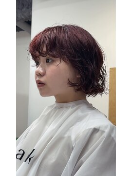 ナヌーク ダイカンヤマ(nanuk daikanyama) ニュアンスくせ毛風ボブパーマ