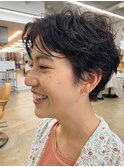 ニュアンスパーマ/センターパート[中崎町/梅田駅］
