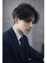 ベル 銀座5丁目店(Belle) 《スーツ仕事でもカッコいい》/シャドウパーマ/フェザーパーマ