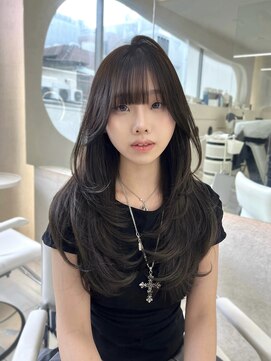 ガガ 心斎橋(GAGA) 小顔/黒髪/クラゲヘアー/オリーブグレー/ココアベージュ