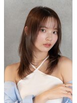 オーブヘアー リズム 花小金井店(AUBE HAIR rhythm)&nbsp;20代・30代_ハイレイヤー_セミロング