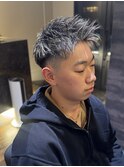 刈り上げセンターパート/波巻きツイストスパイラル/瀬田