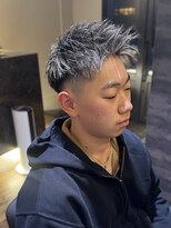 エクファフォーメン(EX-FA FOR MEN)&nbsp;刈り上げセンターパート/波巻きツイストスパイラル/瀬田