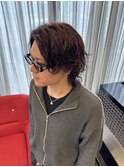 カット×パーマ×グランジパーマ