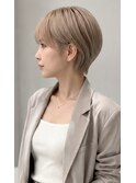 丸みショートスタイル　くびれショート