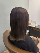 ルトワ(Lutowa)&nbsp;ダークパープル/ナチュラルショート/夏のヘアアレンジ/東広島