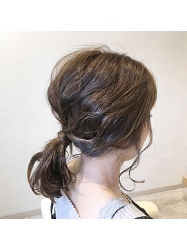 ヘアアンドリラクゼーション シャッセ(Hair&Relaxation SASE) グレージュ＋簡単アレンジ