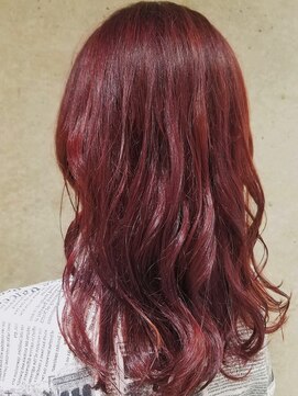 エイト 上野店(EIGHT ueno) 【EIGHT 上野】佐藤  秋カラーでレッドピンク