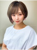 【AFLOAT 晃輔】20代30代大人可愛いひし形ショートボブ 髪質改善