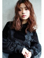ラフィス ヘアー グランド 金山店(La fith hair grand)&nbsp;【La fith】 無造作ウェーブセミディスタイル