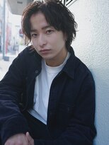 キャンバス バイ ネオリーブ 横浜西口(Canvas by neo.)&nbsp;くしゃっとセンター分けスパイラルパーマ【横浜】