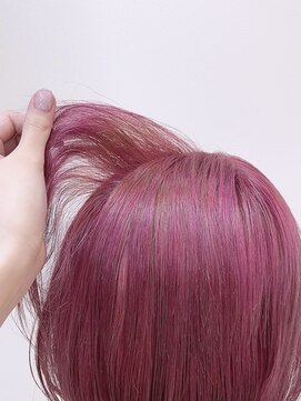 リノショアーズ 日本大通り店(RINOSHORES) ボブヘア春夏トレンドピンクカラーハイトーンブリーチmaaya