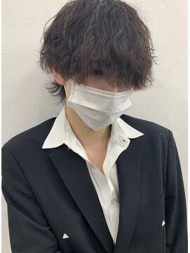 アンリ(Anli) 【Anli】メンズウルフカット×スパイラルパーマ
