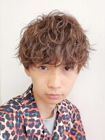 フィフス 原宿(fifth)&nbsp;ツイストスパイラルパーマツーブロックマッシュショートレイヤー