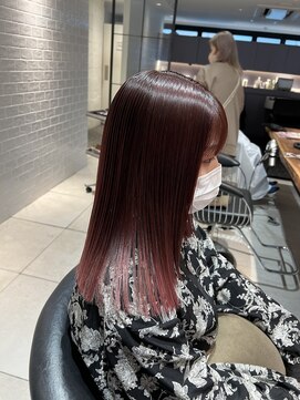 スウィートルーム 藤沢(sweet room) ミディアムボブ インナーカラー