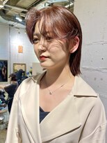 ノラ ヘアーサロン(NORA HAIR SALON)&nbsp;ボブ×ピンクブラウン