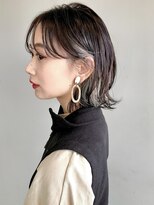 ハル 南平岸(HARU)&nbsp;インナーカラーを入れたボブスタイル