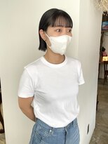 ヘアーアイストゥーレ(HAIR ICI TRE)&nbsp;20代30代40代ストレートボブリップライン担当渡辺聖