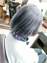 サロンドリアン(Salon de Lien)&nbsp;～Lien渡邊～プラチナシルバー×パープルカラー