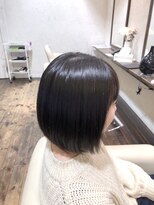 サイン(SIGN)&nbsp;かわいいあごラインボブ20代30代40代SIGN大倉山ポイント縮毛矯正
