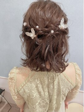 ラフテル(Raftel) 《ボブの方必見☆》外はねハーフアップ