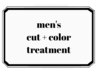 【men's限定】カット＋カラー＋3stepトリートメント