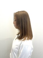 ゼンドットカラスマ(Zen.karasuma)&nbsp;ベージュ×セミロング20代30代40代