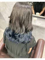 グラッジ 池袋(GLADGE)&nbsp;エンドカラー×ネイビーブルー