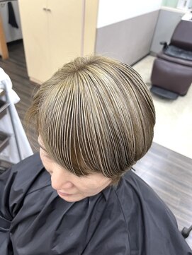 美容室 びゃんびゃん 社店 白髪ぼかし/ハイライト/ブリーチ/イメチェン/美髪