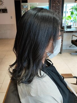 ヘアリゾート粋 ティガ 池袋店(tiga) 透明感カラー/ミディアム/くびれヘア