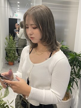 ゴウトゥデイシェアサロン 町田店(GO TODAY SHAiRE SALON) ブリーチ毛で作るオリーブカラー♪