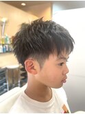キッズカット×ツーブロ