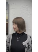 透明感抜群♪20代30代ダブルカラーブリーチグレージュアッシュ