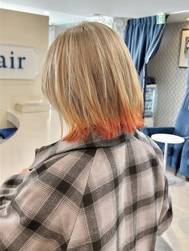 エアー 青山(AIR) ハイトーンカラーエンドカラー