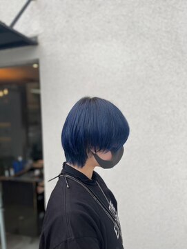 エクファ ヘア シェリル 草津 南草津店(ex-fa hair cherir) イメチェン/ホワイトブロンド/外ハネボブ/美髪/南草津