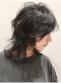 ウルフカット /ウルフレイヤー /くせ毛 /おしゃれ女子ウルフヘア