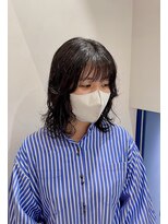 ウクラ バイ レシッド 池袋(uchla by rcid)&nbsp;顔周りニュアンス☆ロブパーマヘア