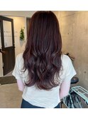 ロングレイヤー×チェリーブラウン