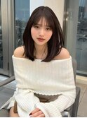 ふんわり_ミニウルフチェリーブラウンホワイトグレージュ